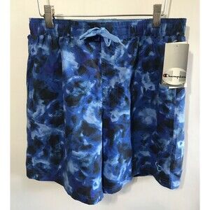 Champion Performance Mens Swim Trunks Mesh Brief Elastic/Tie Waist Size Small